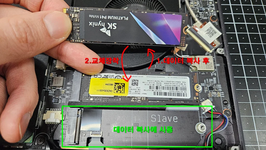 NVME 2번 슬롯 SSD 란 이런것이다.